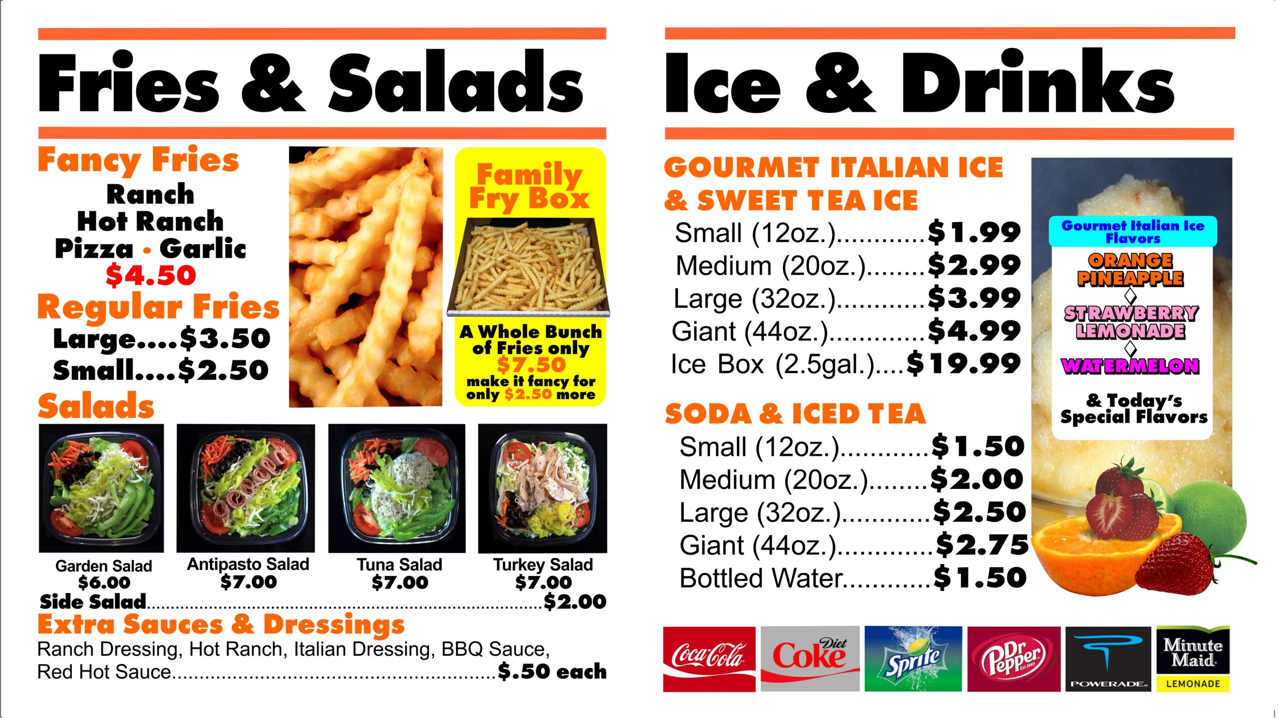 slice and ice menu image