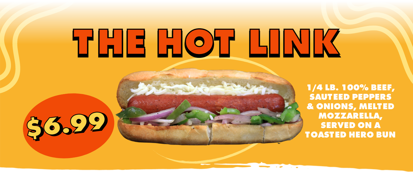 the hot link slice and ice banner